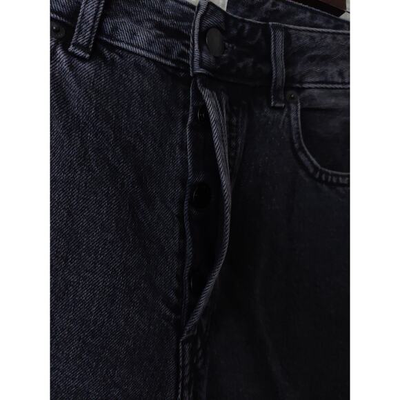 Everlane charcoal black button fly straight leg jeans size 27 - Picture 7 of 9